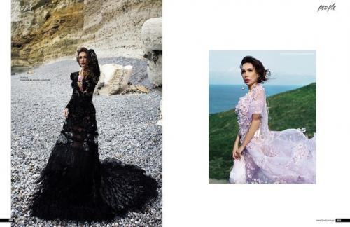 Мои мейки и прически для обложки журнала Fpost, съемки которой проходили в нормандии, Франция. 06