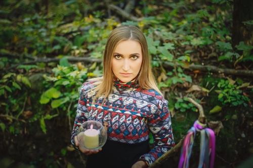 Совместная работа с фотографом, девушка сама себе придумала образ. 03