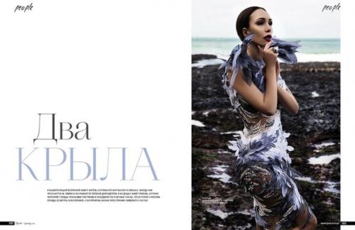 Мои мейки и прически для обложки журнала Fpost, съемки которой проходили в нормандии, Франция. 01