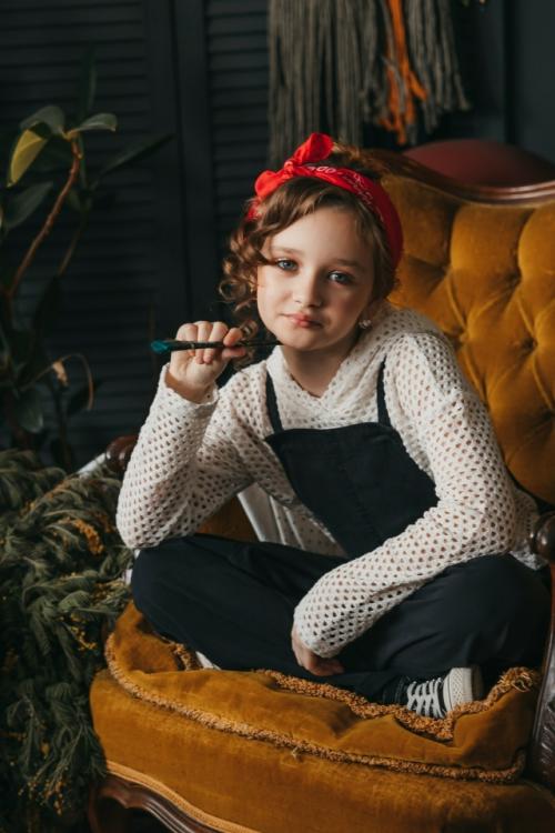 Съёмка юный художник. 01