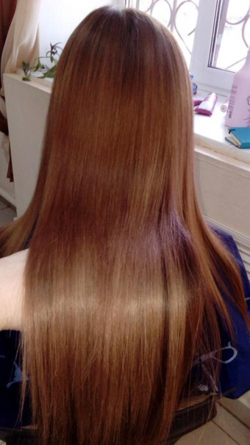 Ботокс!  Он творит чудеса напитали по максимуму сухие волосы клиентки? 02