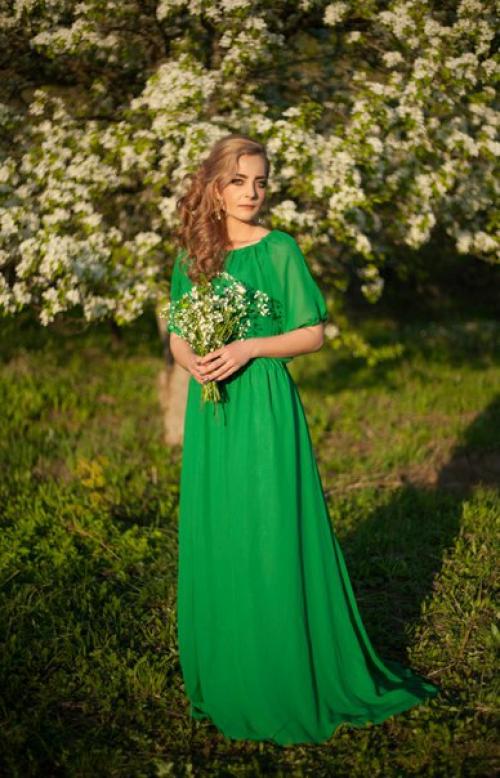 Весенняя съемка.  Прическа и макияж в моем исполнении. 06