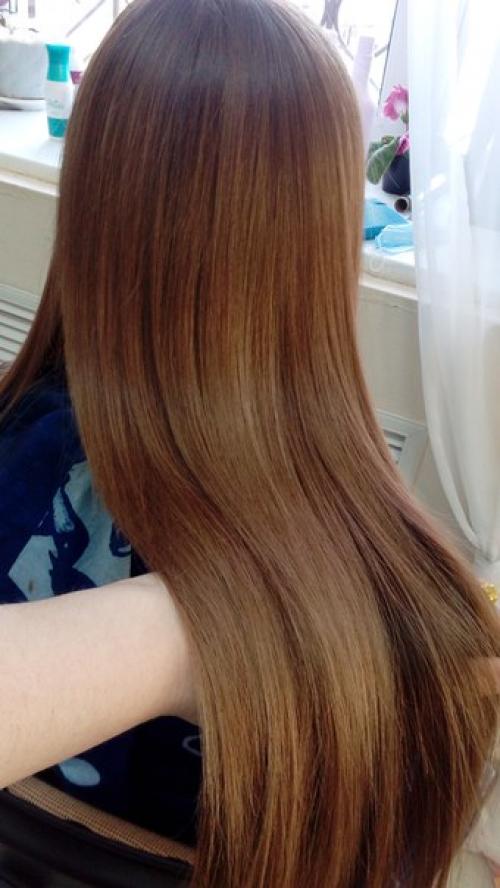 Ботокс!  Он творит чудеса напитали по максимуму сухие волосы клиентки? 07