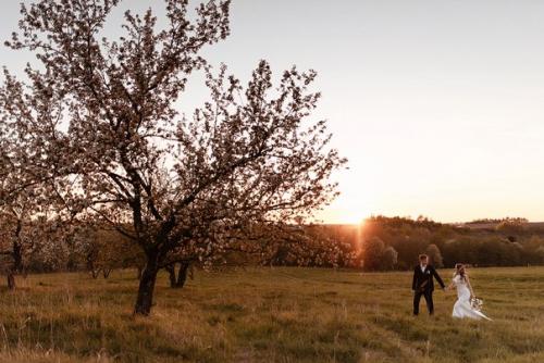 Аромат цветущих яблонь в нежной фотосессии Виктории и Дениса. 03