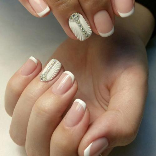 Свадебный маникюр 2017: тренды, фото, модные тенденции. 02 Свадебный маникюр 2017: тренды, фото, модные тенденции. 02