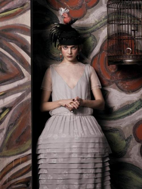 Fashioning The Century: Наталья Водянова в фотосессии Стивена мейзела для Vogue US May 2007. 03