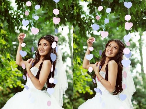 Свадебные вечерние причёски, различные плетения, стрижки окрашивание, свадебный вечерний макияж. 03