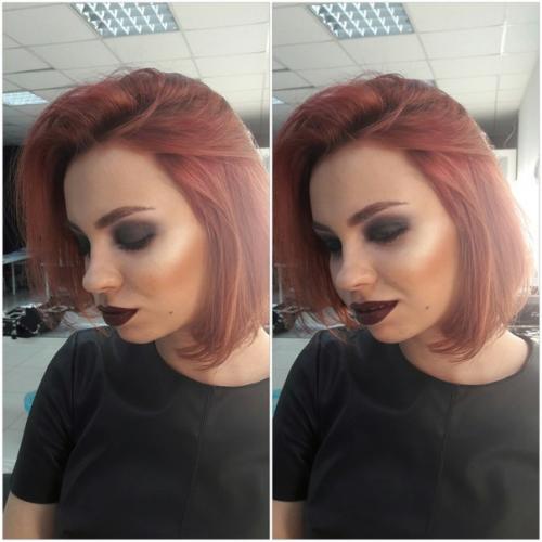 Модель на ЛОКОНЫ и макияж ищу. 02