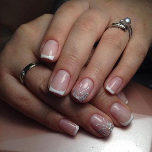 Свадебный маникюр 2017: тренды, фото, модные тенденции. 04 Свадебный маникюр 2017: тренды, фото, модные тенденции. 04