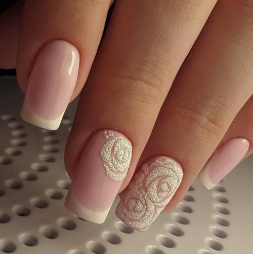 Свадебный маникюр 2017: тренды, фото, модные тенденции. 05 Свадебный маникюр 2017: тренды, фото, модные тенденции. 05