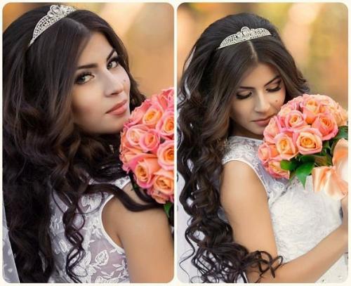 Свадебные вечерние причёски, различные плетения, стрижки окрашивание, свадебный вечерний макияж. 05