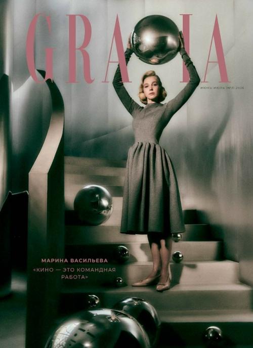 Героиня новых обложек Grazia - Марина васильева. 02
