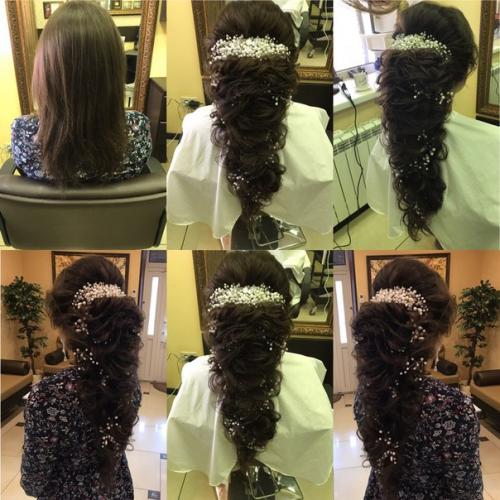 Прическа макияж для выпускницы? 01