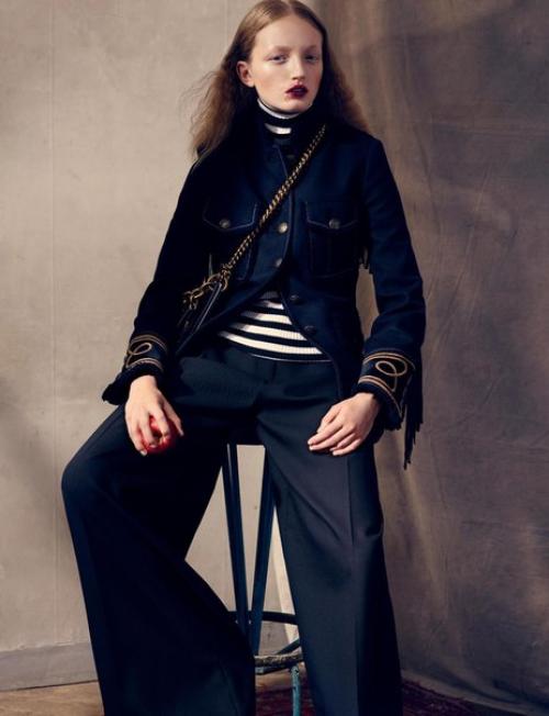 Sailor: Кэтрин конлин в фотосессии Николя Валуа для Amica Italia August 2016. 03