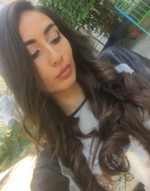 Моя самостоятельная работа - макияж и причёска для красавицы Карины. 06