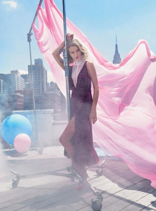 Роузи хантингтон - уайтли в фотосессии Алекси любомирски для Harper's Bazaar UK September 2015. 02