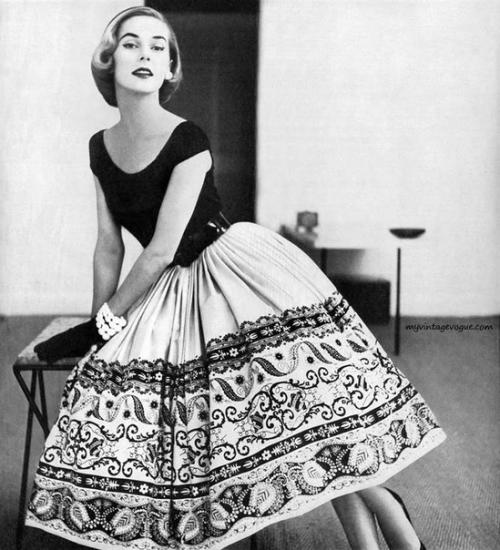 Мода 50-х годов и её особенности. 09