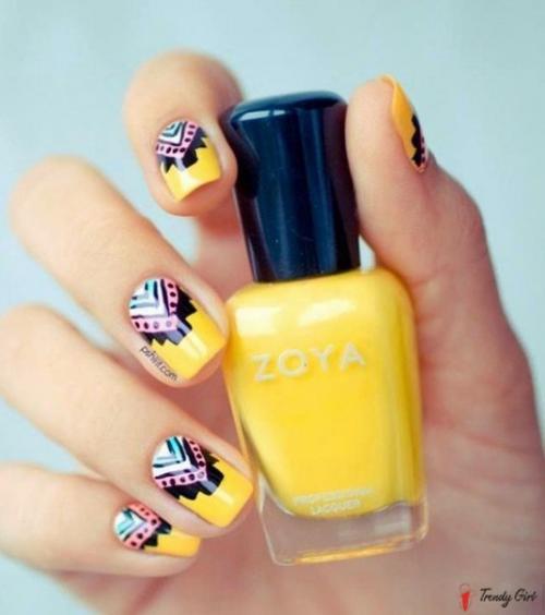 10 идей для маникюра на коротких ногтях! 05