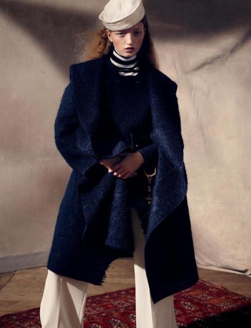 Sailor: Кэтрин конлин в фотосессии Николя Валуа для Amica Italia August 2016. 02