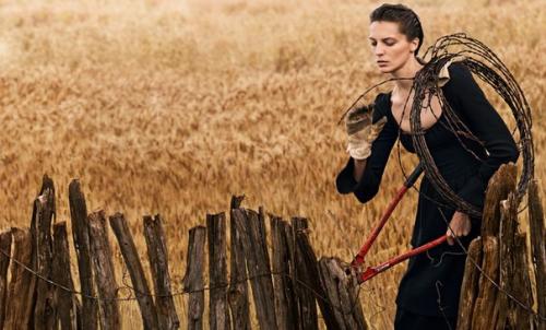 True Grit: Дарья Вербова в фотосессии Микаэля янссона для Porter Magazine 10 Fall 2015. 03