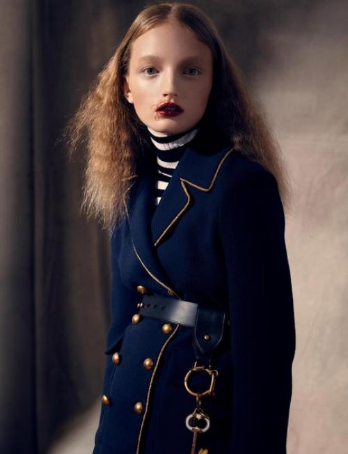 Sailor: Кэтрин конлин в фотосессии Николя Валуа для Amica Italia August 2016. 05