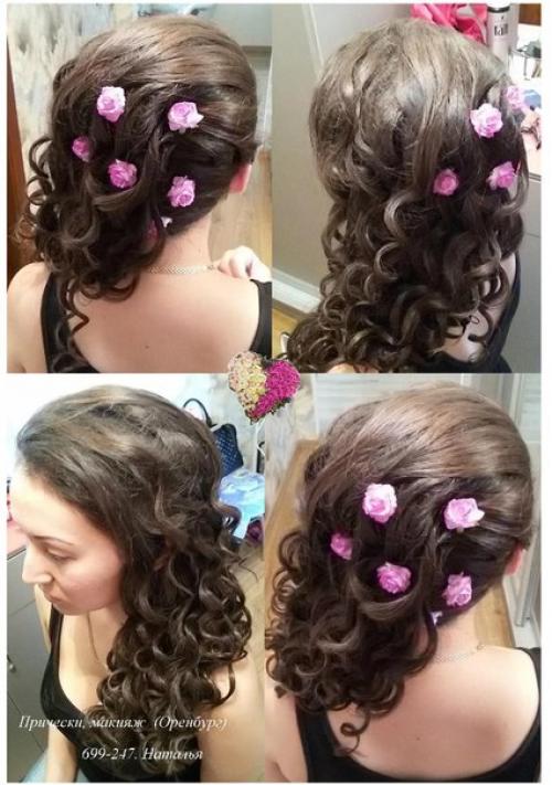 Прически и макияж для фотосессий, свадебные и для других торжеств. 01