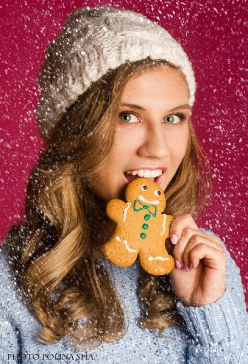 Уютная съемка в свитерах, красивые веселые портреты. 01