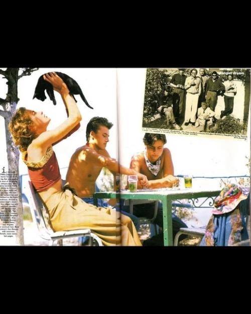 Модель Элейн Ирвин в фотоистории Мечта о Танжере для журнала Voque, январь 1990 года. 09