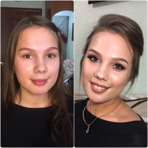 Милые девушки, предлагаю макияж и прически. 08