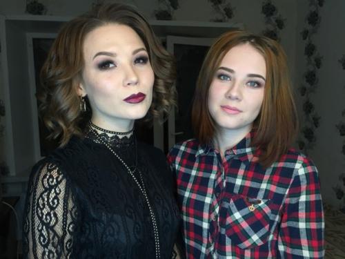 Милые девушки, предлагаю макияж и прически. 01