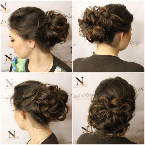 Приятно когда модели становятся клиентками макияж и причёска для лены в день рождения. 03