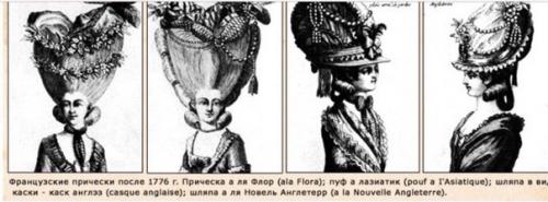 Прически рококо.  Итак, макияж Анжелики не соответствует макияжу рококо. 04