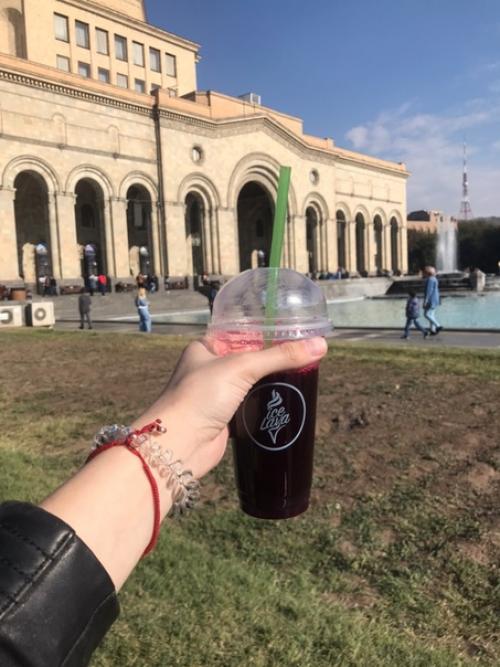 У меня есть буквально пара минут до того, как самолёт оторвёт меня от армянской земли. 06