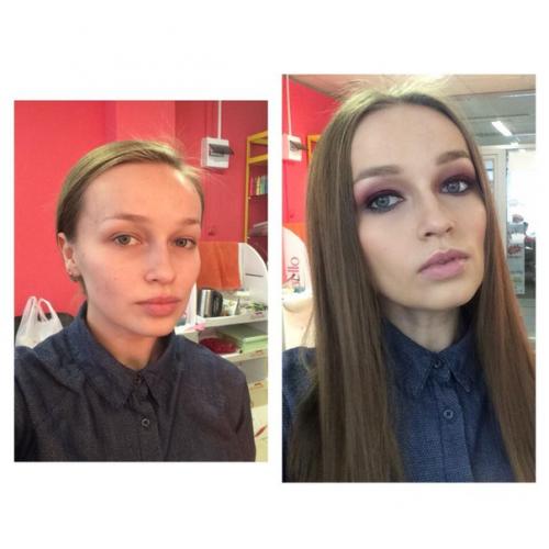 Нужны модельки на макияж прическа (800 руб) c фото до/после для пополнения портфолио. 03