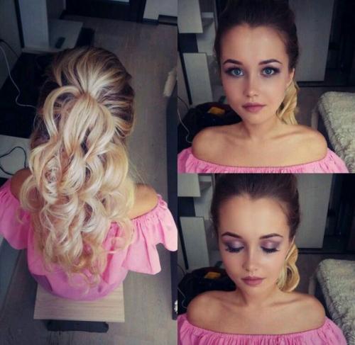 Макияж + прическа.  Стилист - визажист с опытом работы более 4 х лет. 08