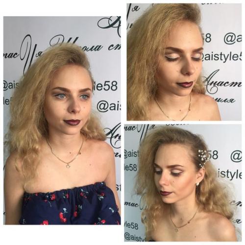 Я могу предложить сделать причёски, плести косы, профессиональный макияж (свадебный, дневной, вечерний, для фотосессии), детские причёски? 04