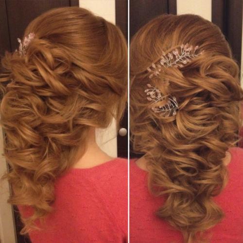 Прически, локоны, косы, афро - кудри, свадебные прически? 04