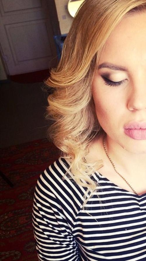 Макияж / прически?   Вечерний макияж 1000 рублей. 09