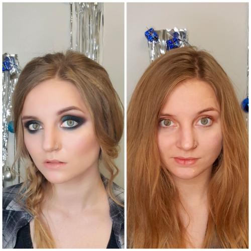 Прическа бесплатно и макияж. 02