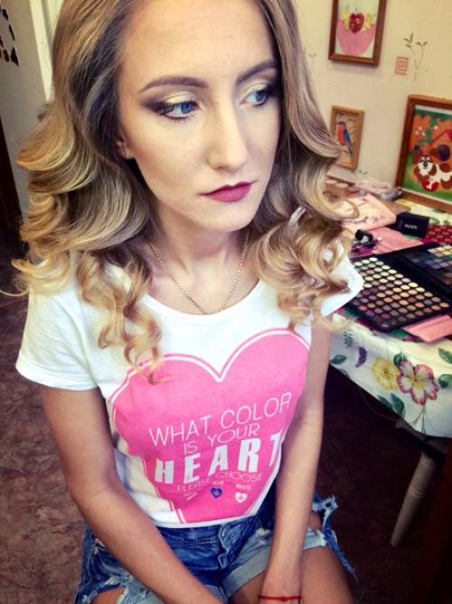 Макияж / прически?   Вечерний макияж 1000 рублей. 06