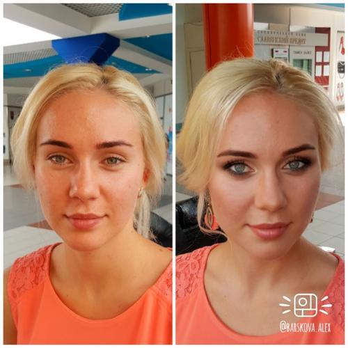 Прическа бесплатно и макияж. 01