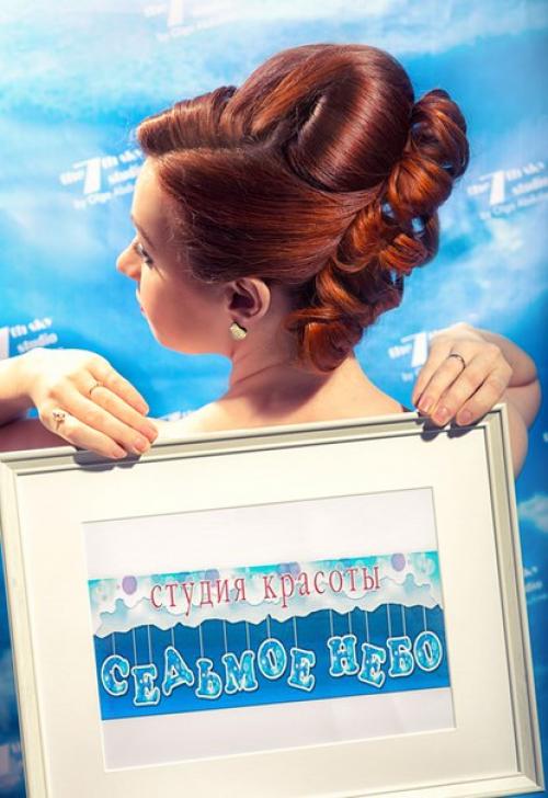 Прекрасные рыжие девушки модели поучаствовали в нашем совместном рекламном проекте для салона красоты Седьмое Небо. 01