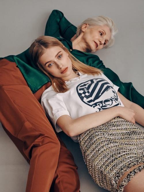 Ольга Сильвестрова, 50 лет и Татьяна Лукьянова, 67 лет / модельное агентство Oldushka. 08