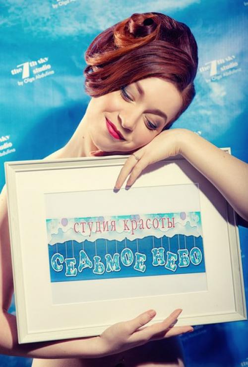 Прекрасные рыжие девушки модели поучаствовали в нашем совместном рекламном проекте для салона красоты Седьмое Небо. 02