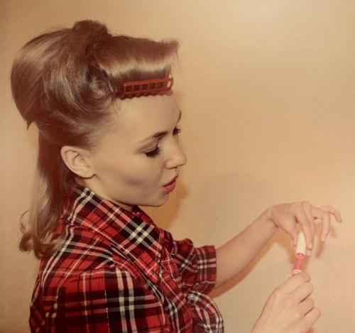 Образ в стиле пин -ап в моём исполнении. 02