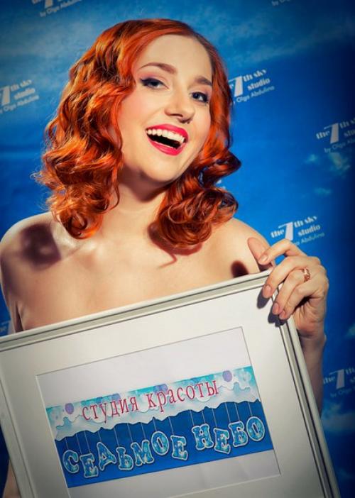 Прекрасные рыжие девушки модели поучаствовали в нашем совместном рекламном проекте для салона красоты Седьмое Небо. 04