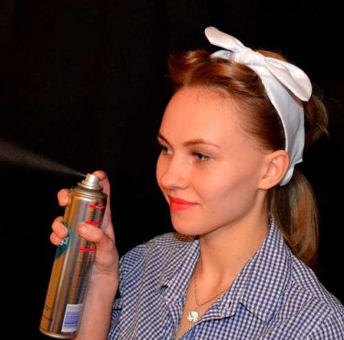 Образ в стиле пин -ап в моём исполнении. 01