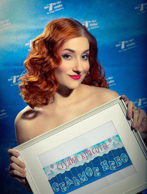 Прекрасные рыжие девушки модели поучаствовали в нашем совместном рекламном проекте для салона красоты Седьмое Небо. 03