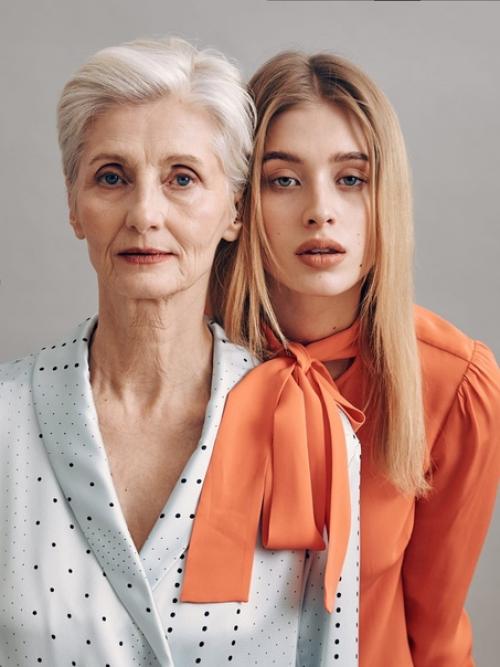 Ольга Сильвестрова, 50 лет и Татьяна Лукьянова, 67 лет / модельное агентство Oldushka. 09