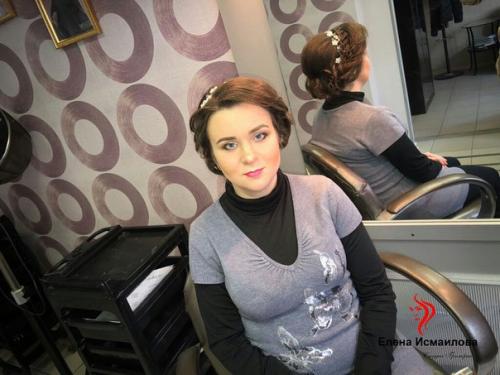 Сегодня делали пробный макияж и прическу? 02